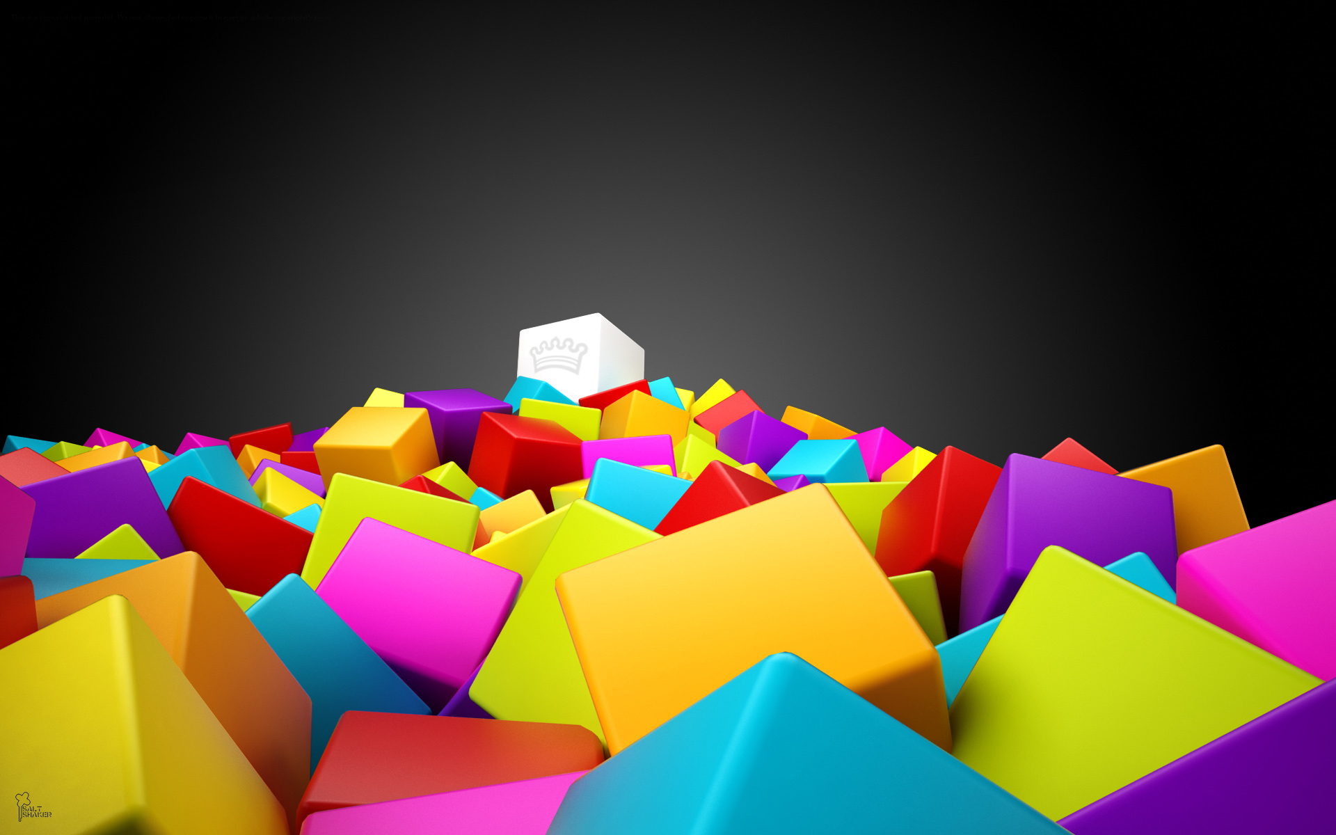 3D Colorful Squares2272711314